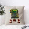 Game CCS Team Cushion Cover Eco Linen Pillow Case  DoubleSided Print Breathable  Durable Hidden Zipper Home Decor Gift