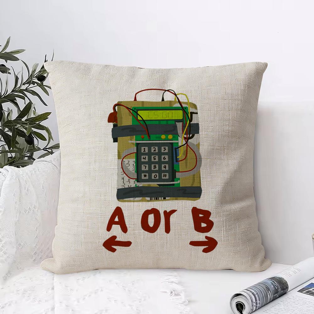 Game CCS Team Cushion Cover Eco Linen Pillow Case DoubleSided Print Breathable Durable Hidden Zipper Home Decor Gift
