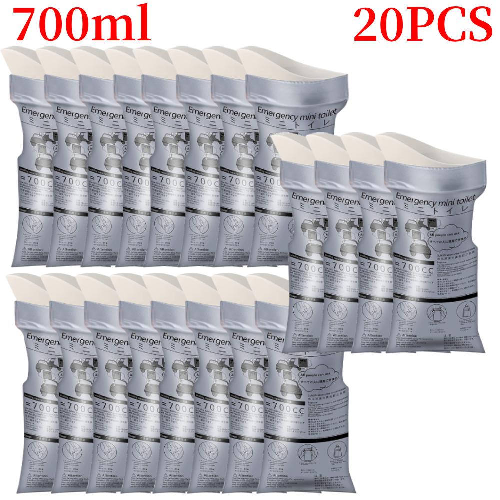 4-32 Stück Tragbare Notfall-Urinalbeutel Outdoor Camping Pinkelbeutel Einweg Reise Erbrochenenbeutel Mobile Toilette für Männer Frauen Kinder