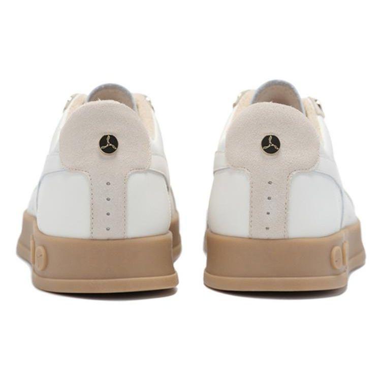 Li-Ning 1990 Zhenrong C Non-Slip Wear-Resistant Low-Top Sneakers Women sneakers White Gray ALHS036-1
