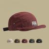 Fashion Short Brim 5 Panel Cap Quick Dry Embroidered Baseball Cap Adjustable Lightweight Sunscreen Cap Women Men