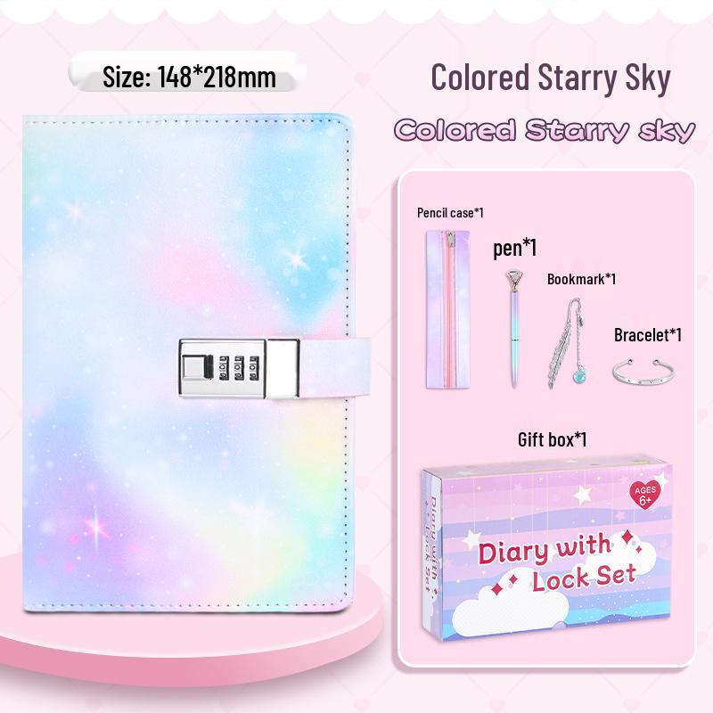 Quaderno Diario A5 in Pelle PU con Password