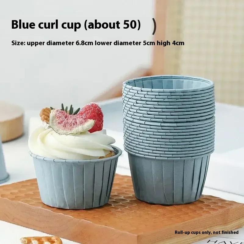 New 50pcs Muffin Cupcake Paper Cup Oilproof Cupcake Liner Baking Cup Tray Case Caissettes Cupcake Wrapper Paper Wedding Party
