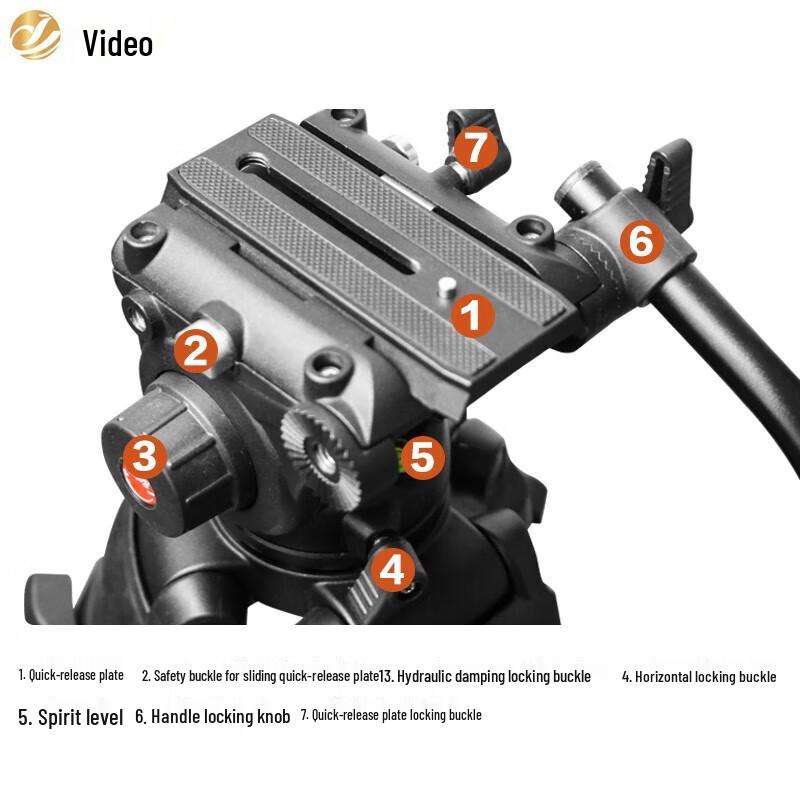 JiaShiYing P1 Aluminum Camera Tripod Kit