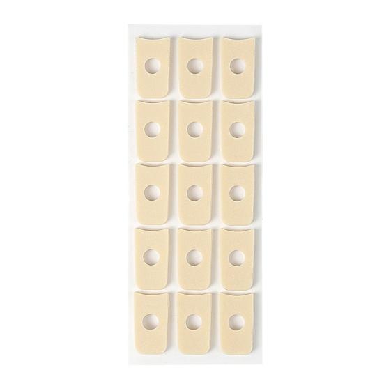 Hühneraugen-Fußpflaster, Haftende Weiche Atmungsaktive Latex-Schwielenpolster, Schmerzlinderndes Fußpflegepflaster zum Gehen und Trainieren