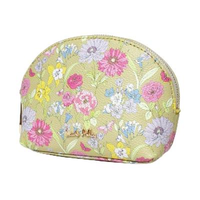 Laura Ashley Gilly Pouch, ein süßes und stilvolles Accessoire-Etui für Damen, mit einem floralen und botanischen Design in elegantem Grün.