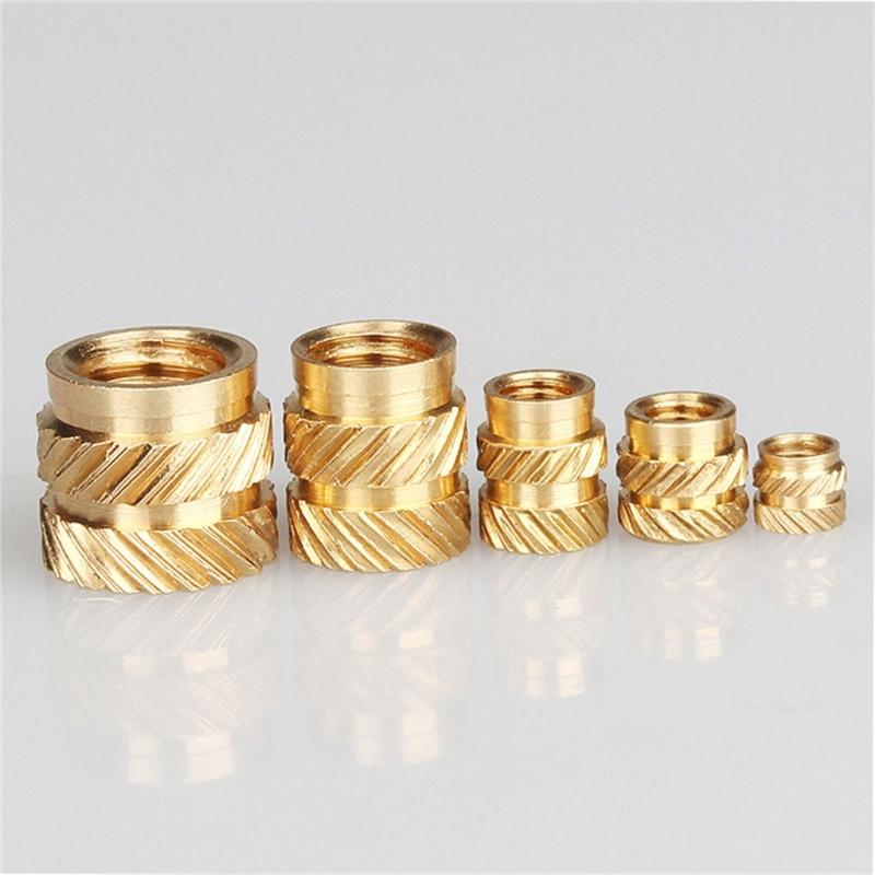 Metal Nut set Brass Threaded Insert Nut set Essential Fasteners Heat Resistant Nut set Gift for Engineers & Hobbyists