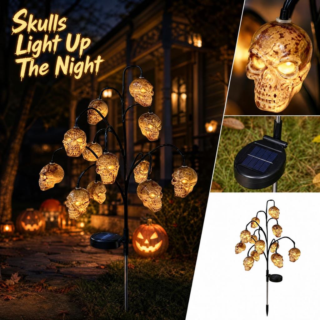 Powered Stake Light for Halloween Outdoor Garden Yard Decoration with Ground