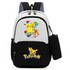Pokemon Cartoon Printed Backpack Pencil Bag Elementary School Student Junior School Bag Backpack