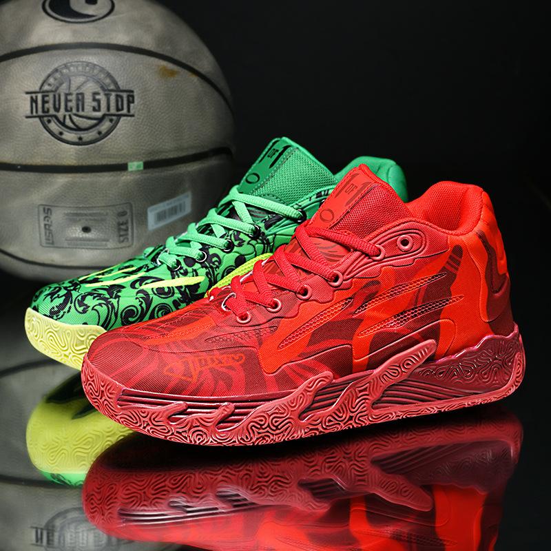 New high-quality mandarin duck shoes breathable non-slip basketball shoes male students youth outdoor sports shoes running men's shoes