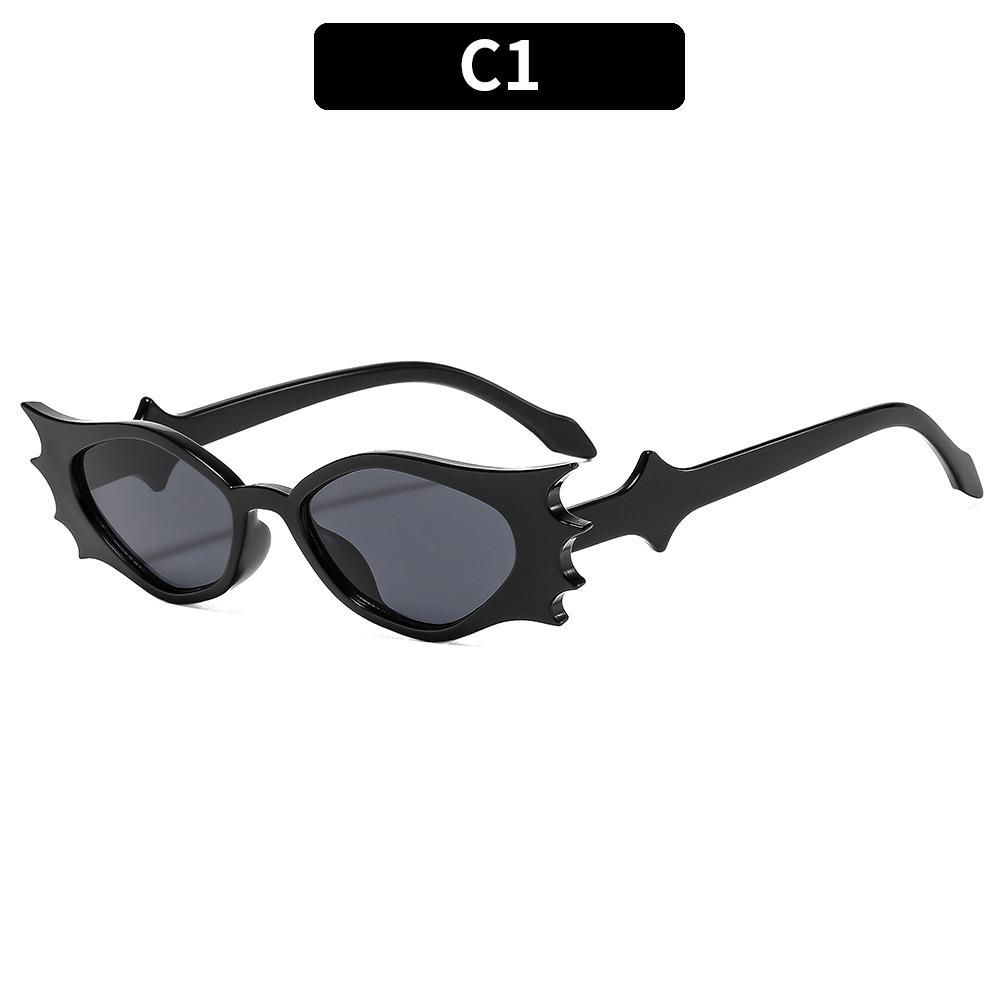 European And American New Irregular Fashion Bat Sunglasses Personalized Versatile Casual Party Sunglasses Trendy Sunglasses