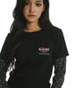 Kimseupeulesikoteunmakes Chic Dot Layered Long Sleeve T-Shirt Black
