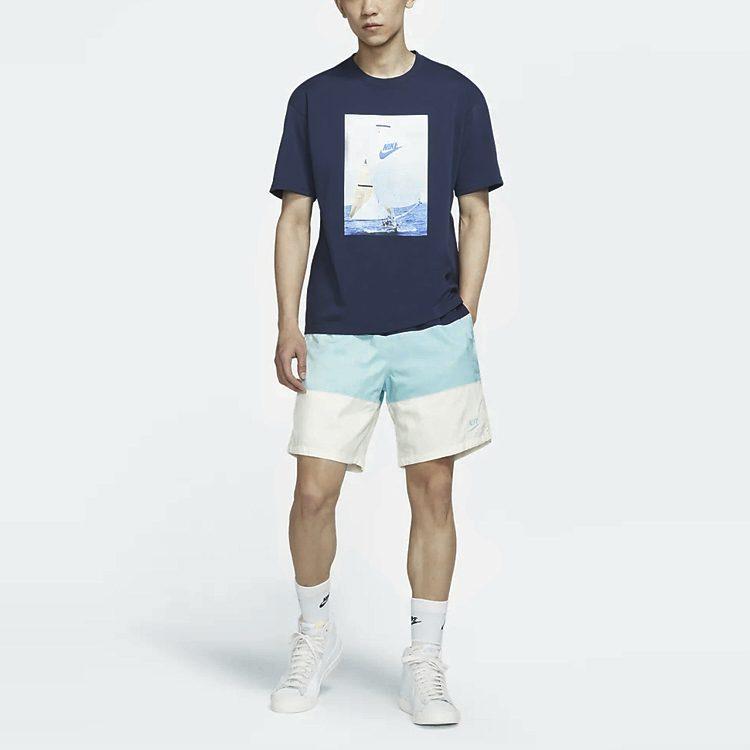 Nike Casual Shorts Men's Blue Moderate CJ4488-382