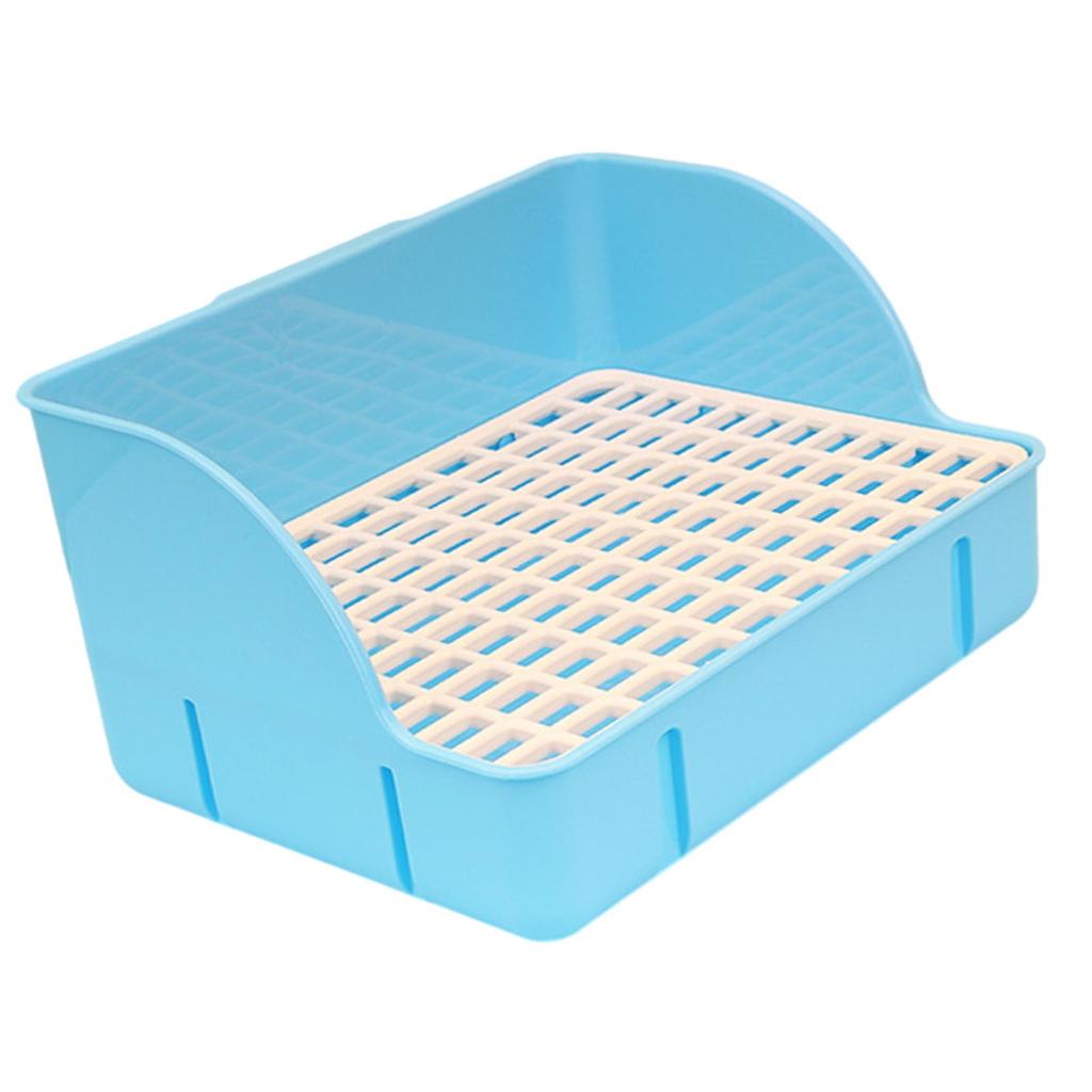 Rabbit Litter Box Durable Small Animals Litter Tray Corner Toilet Box for Ferrets Guinea Pigs Hamster Rats Cage Accessories