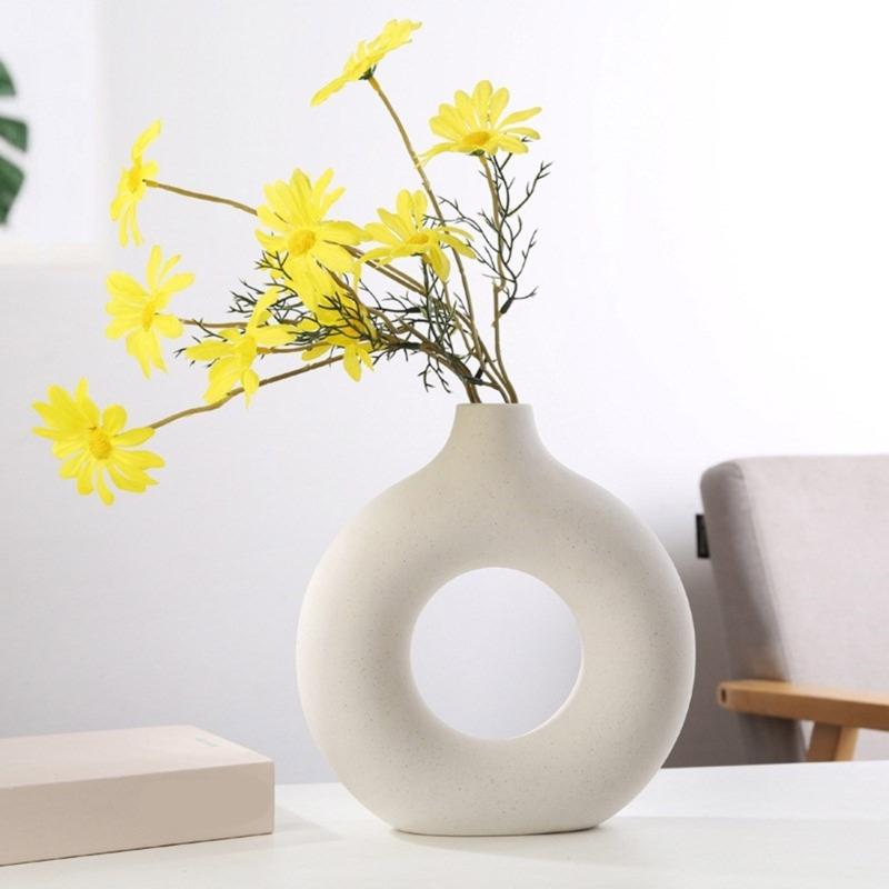 Nordic Style Circle Silicone Mold for DIY Flower Vase and Creative Decoration Versatile Silicone Mold for DIY Projects