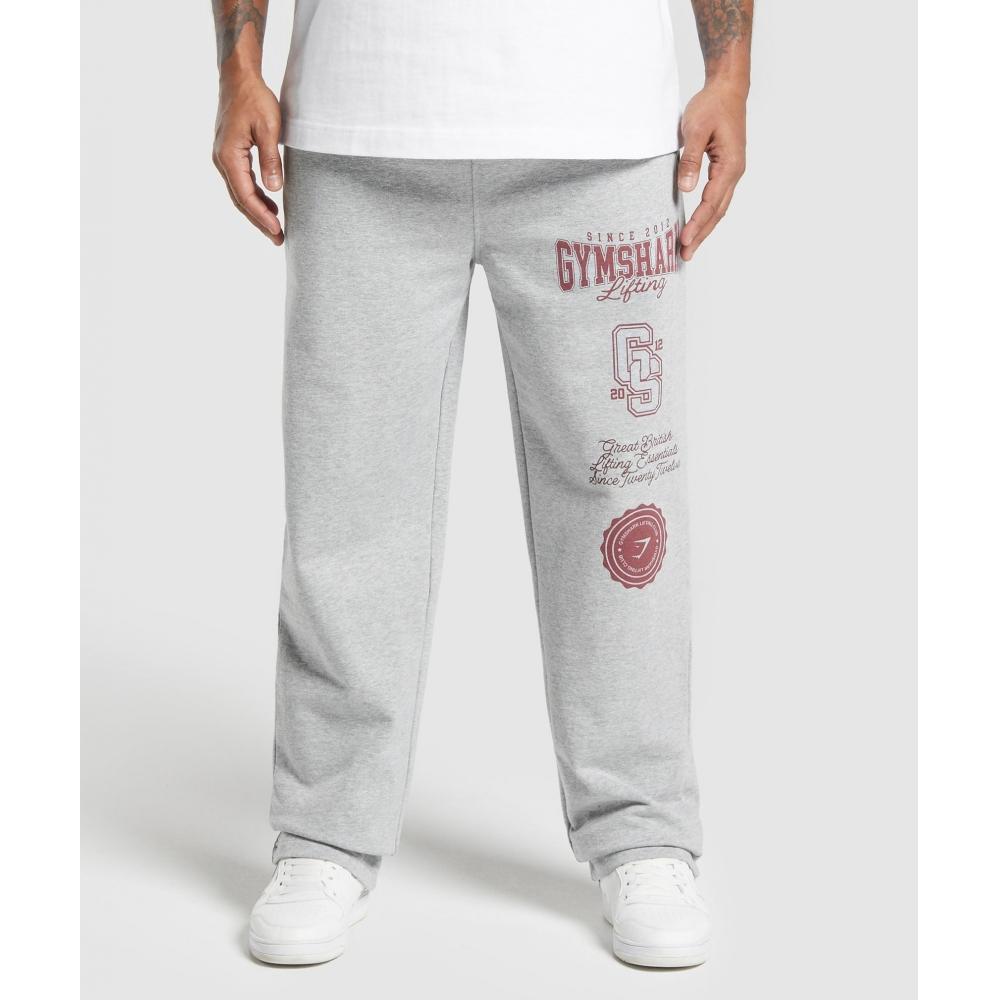 

Gymshark Брюки Lifting Essentials Straight Leg Pant светло-серого цвета, меланжевые, A1c9g Gbcn XS