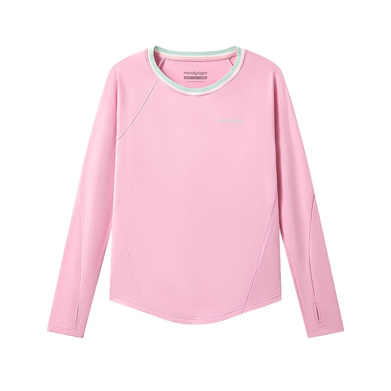 Moody Tiger Girls' Long Sleeve Sport T-Shirt
