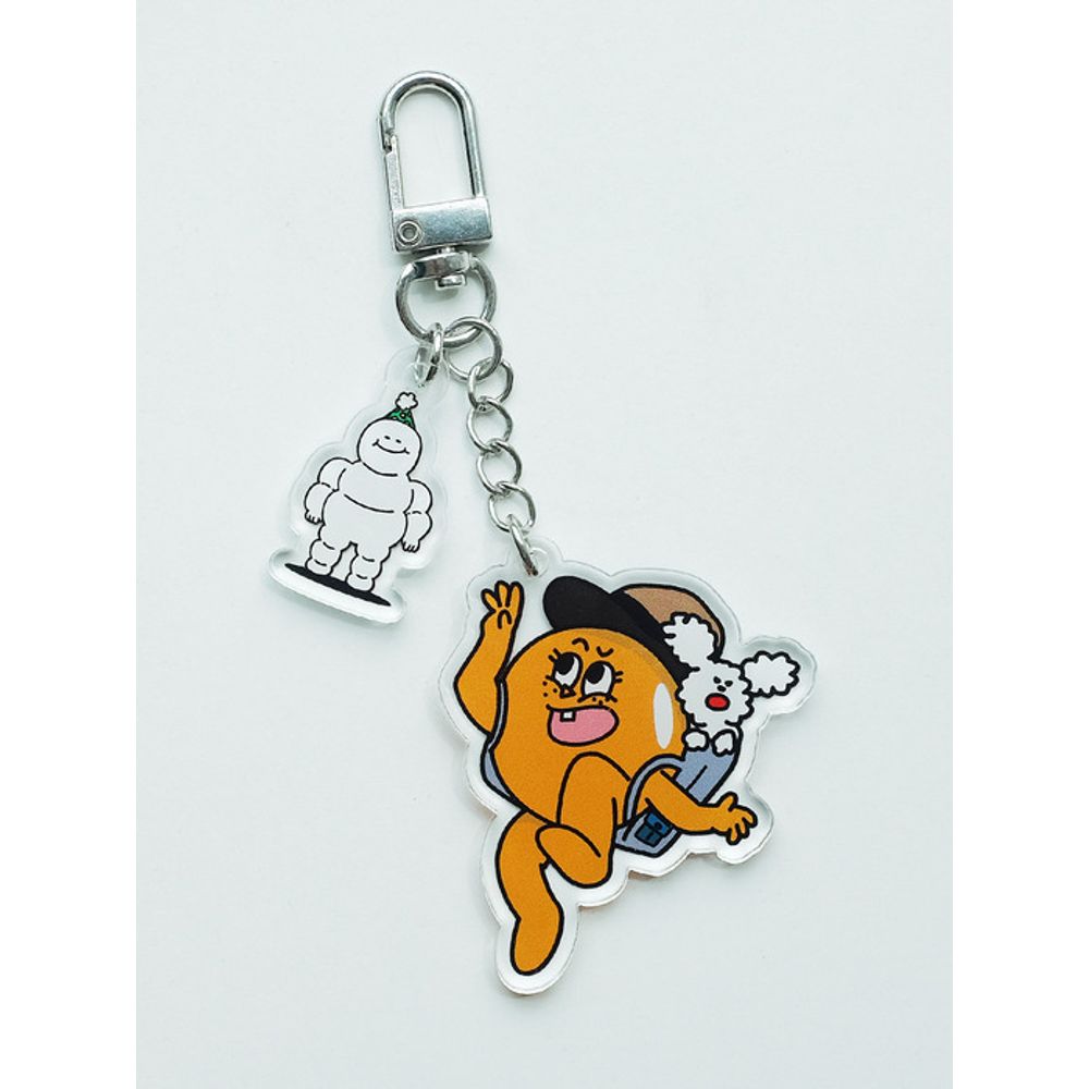 BALLOON FRIENDS MESSY ADVENTURE Acrylic Keychain - The Great Escape