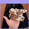 Pu Leather Cow Print Belt For Women With Metal Pin Buckle And Edgy Style