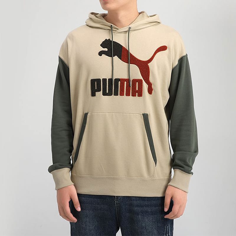 Puma Sweatshirt Men's Gray Green & Brown Multicolor 530709-12