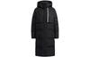 Women's Adidas Down Jackets Women's Black Hooded Moderate Straight Fit