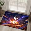 Tottenham Hotspur Design Crystal Velvet Carpet Cozy Non?Slip Printed Rug For Bedroom Living Room Entrance