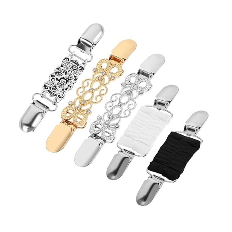 

Retro Sweater Clip Cape Cloak Clips Fashion Antique Elaborate Flower Shape Shawl Collar Clasp for Girl Women 1