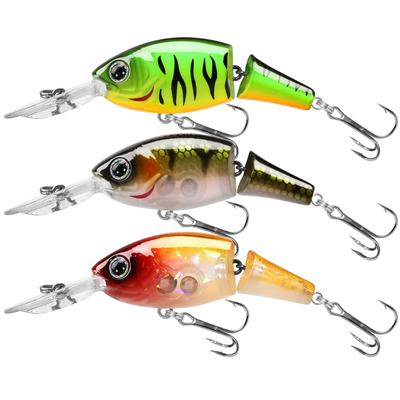 TRUSCEND Crankbait The Best Choice for Family Ideal for Beginners and Features a Uniquely Developed Weight Design for Stable Underwater Jointed and