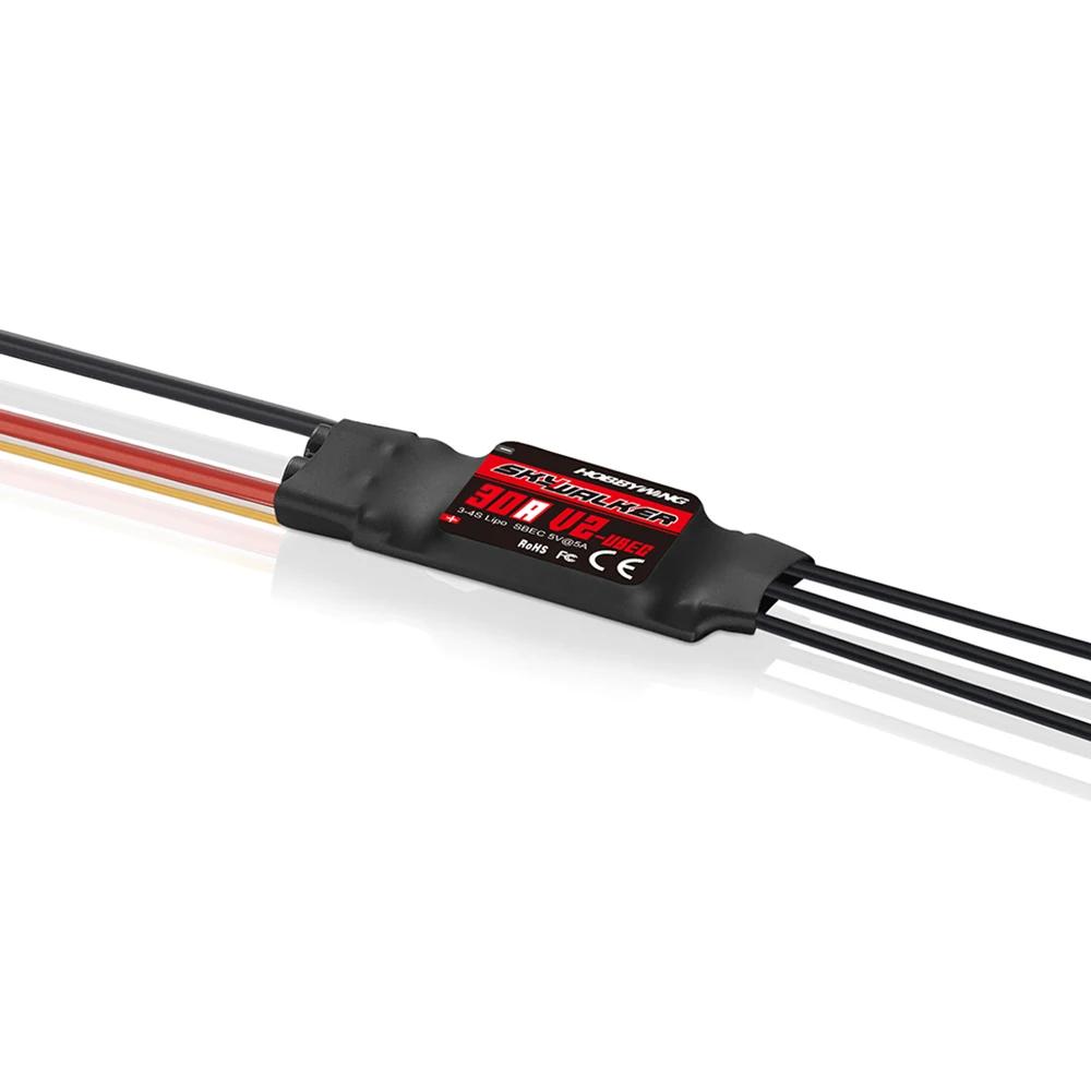 HOBBYWING Skywalker V2 15A 30A 40A 50A 60A 80A 100A Brushless ESC Speed Controller UBEC T/XT60 for RC FPV Quadcopter Drone Plane