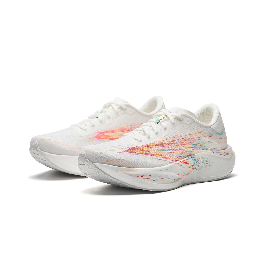 Anta Zona 2 Frequenza Cardiaca 90 Bassa Altezza Scarpe da Corsa da Corsa da Uomo Bianco Arancione Viola 112625579-5
