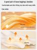 New Women's Cotton Velvet Striped Footless Tights for Autumn/Winter - Thick Warm Micro-Pressure Base Layer Pants