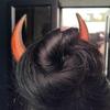 Moon Hairpin: Crescent-Shaped Wooden Hair Fork and Styling Clip, New Chinese Style.