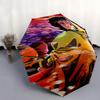 1pc Autumn Leaves Festival Gift Umbrella Automatic Opening/Closing, Portable Tri-Fold Design with Iron Frame, Outdoor for Fans, Travelers, Daily