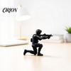 Special Warfare Action Figure 3D Printed Forces Soldier Figurine, Kneeling Tactical Model, DIY Paintable Blank Tabletop Decor, Gift for Military