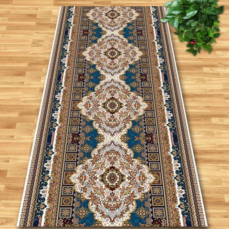 Persian Luxury Long Corridor Carpet Home Decor Bohemian Hallway Stairs Decor Hotel Aisle Runner Rug Anti Slip Kitchen Aisle Mat