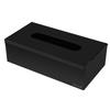 Köchel Tissue Box Case, Stainless Steel, 2-Way, Flat Laying, Wall Mount, Black, Matte Black