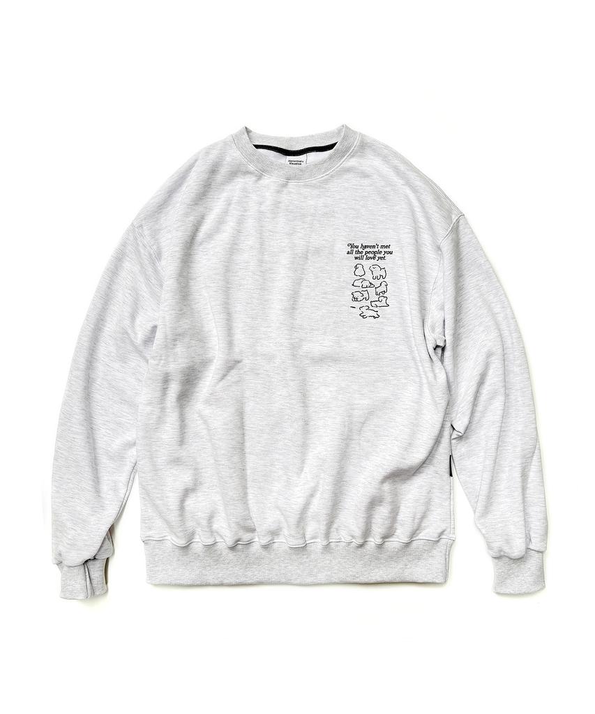 ABNORMALTHING Ply Loose Fit Sweatshirt Black