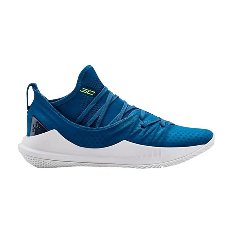 

Under Armour Curry 5 GS Blue Kids Sneakers 3020741-401