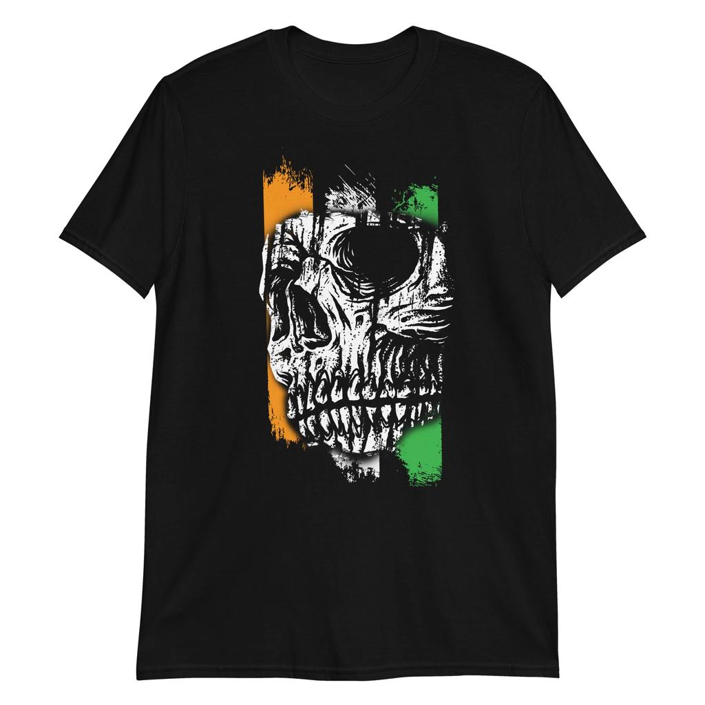 Gothic Irish Reaper Unisex 100% Cotton T-shirt Mens Tees Top, Skull Death Grunge Emo Biker Rock Punk Metal