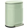 20L Metal Kitchen Bin, with Soft-Close Lid - Light Green