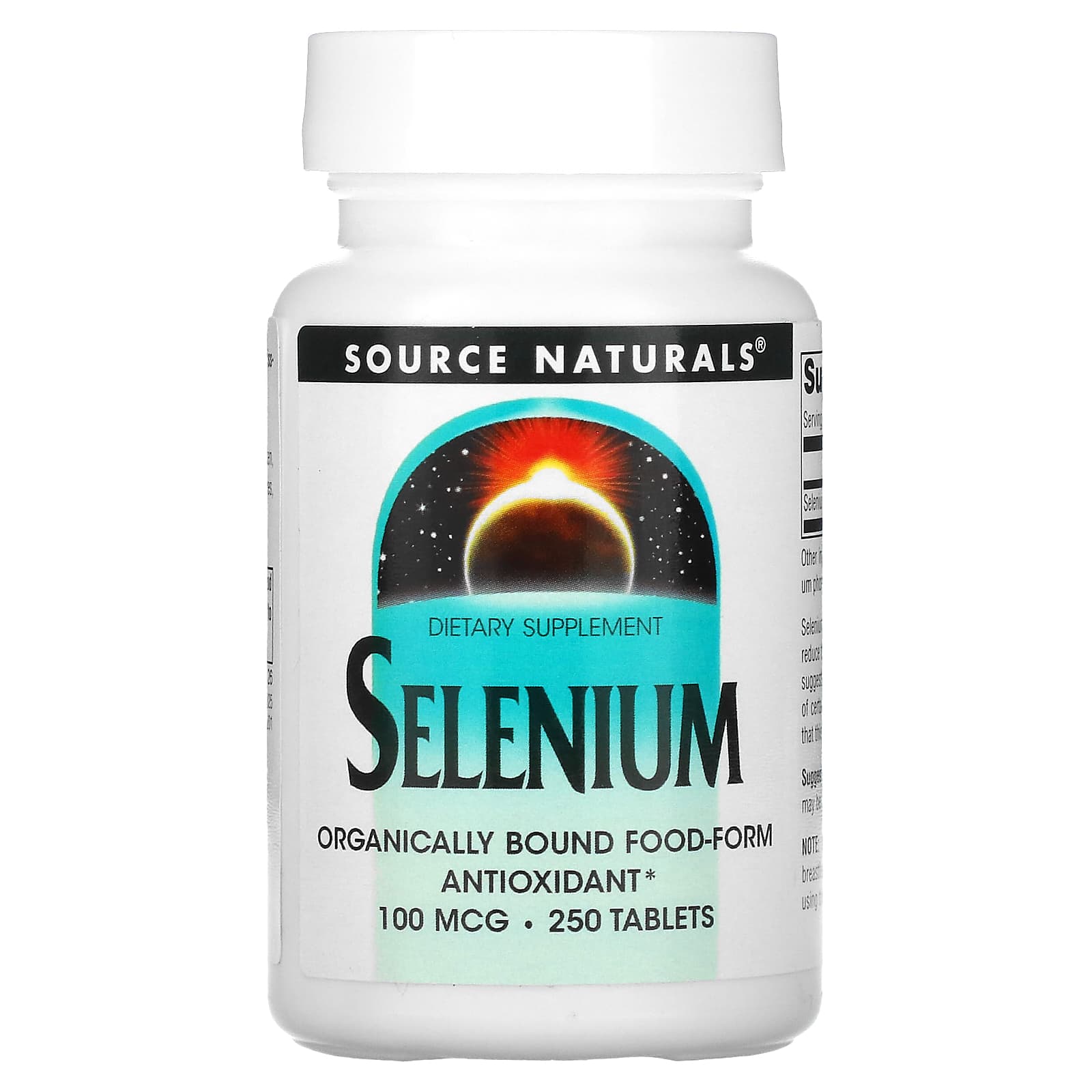 

Source Naturals, Selenium, 100 mcg, 250 Tablets