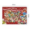 Christmas Eve 3D Landscape Stickers Extra Large Size with Tweezers Story Scene Sticker Grindelwald‘s Xmas Miniature Sticker Book