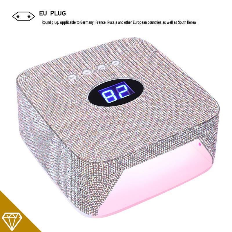 S50 Portable Wireless Nail Light Therapy Lamp with Diamond-Sticking, Quick-Drying Feature