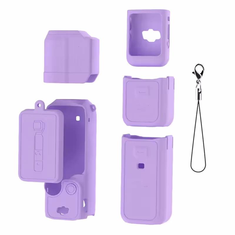 Protective Sleeve for DJI Osmo Pocket 3 Camera Anti-Scratch Case Lens And Screen Silicone Skin Cover for Pocket 3 Accessories