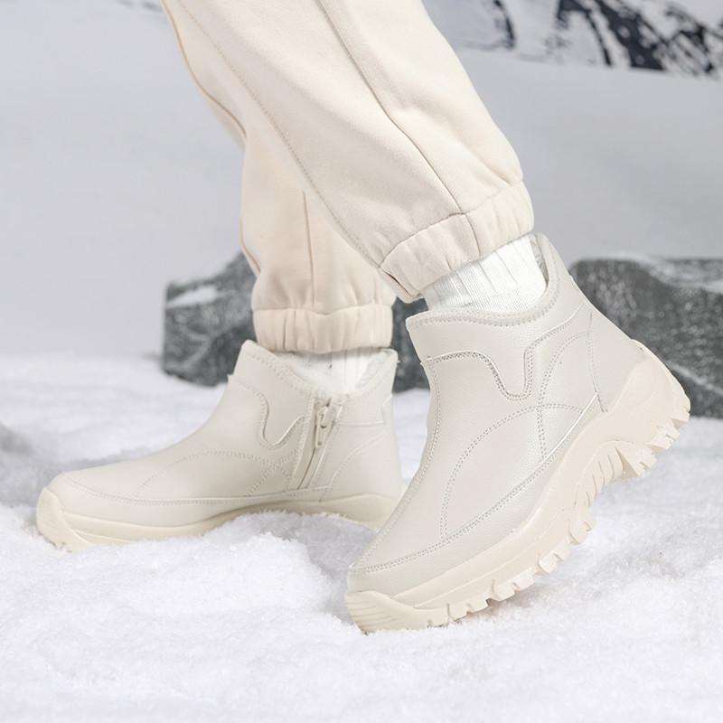 Winter Women’s Wedge Sneakers High-top Lady Height Increase Chunky Platform Casual Elegant Women Black Thick Sole Shake Shoe with Fur