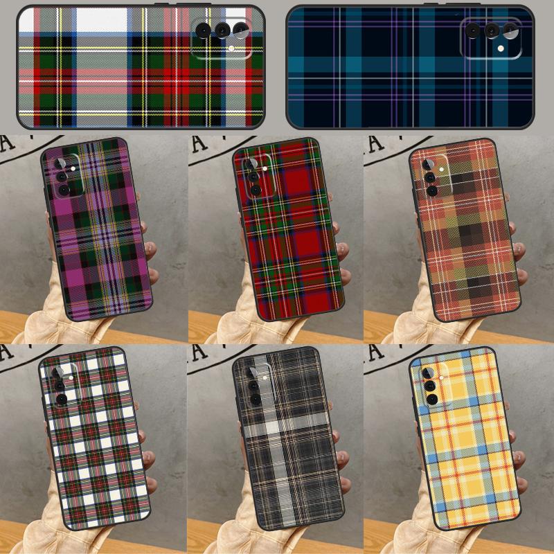 Clan Stewart Dress Tartan Plaid Case For Samsung Galaxy A15 A35 A55 A53 A33 A13 A36 A56 A26 A16 A22 A32 A52 A54 A34 A05 A06