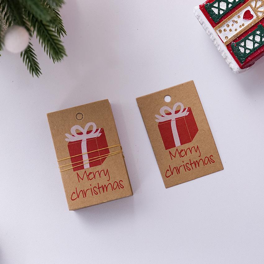 Kraft Paper Tags Handmade Diy Decoration Tags Christmas Packaging Tags Cute For Christmas Party Festival Crafts Decoration