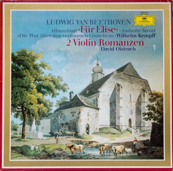 LP Record LUDWIG VAN BEETHOVEN WILHELM KEMPF  Album leaf Fur Elise  Andante Fa 2563765 Deutsche Grammo 1977 Germany Classical Used