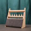 Elegant Wood Rings Holder Necklace Display Stand Fashionable Jewelry Display Rack Wood Texture for Jewelry Organization