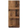 Magazine Rack with Shelf Reclaimed Wood Look 43 x 11 x 102 cm Engineered Wood
